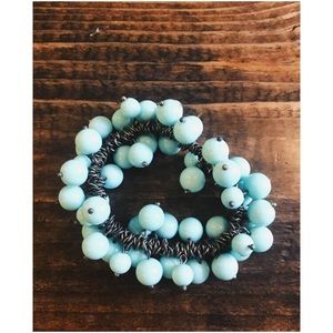 J. Crew Turquoise Beaded Bracelet